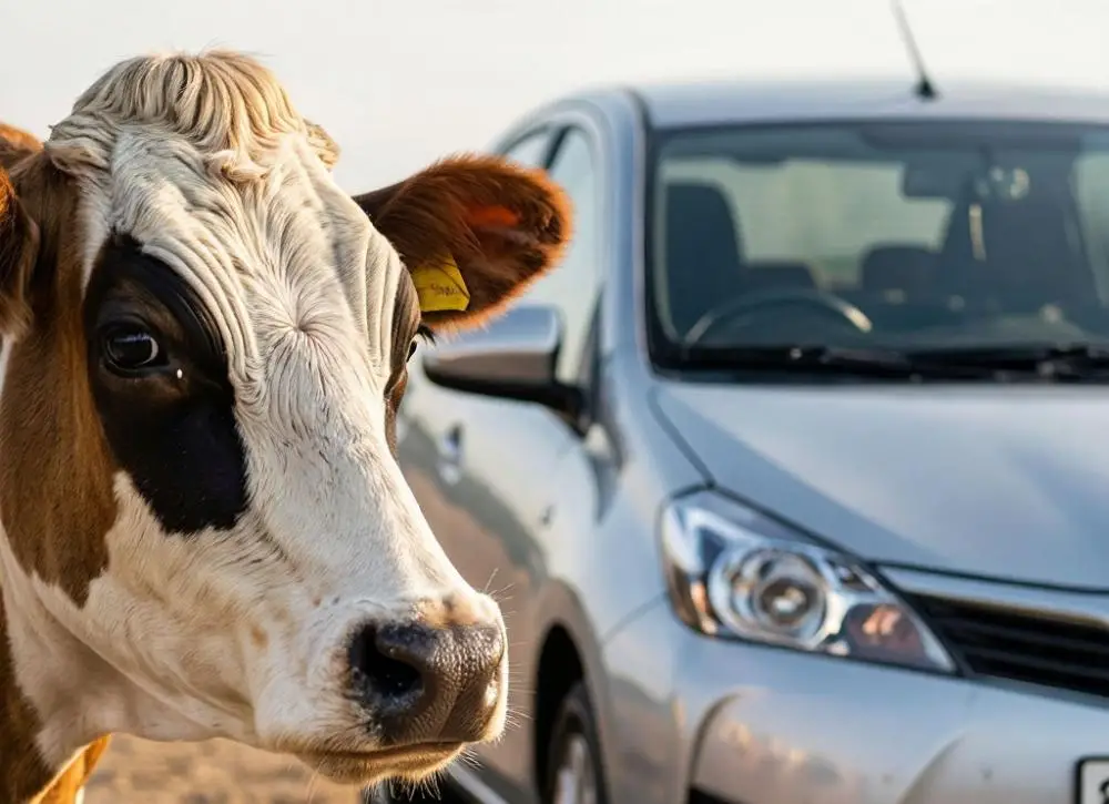 In Kamchatka, the owner of a cow that was struck by a car will pay 222,000 rubles to the driver