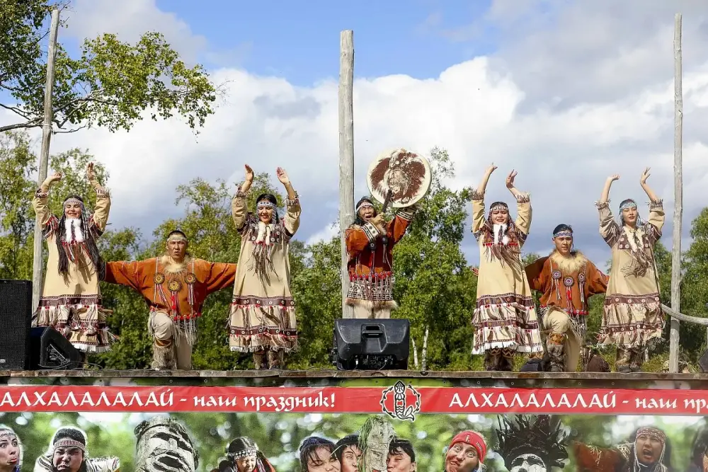 Itelmen "Alhalalalai" in Kamchatka was won by a loving couple from the city of Magadan