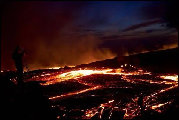 12 years ago, lava rivers flowed across Kamchatka