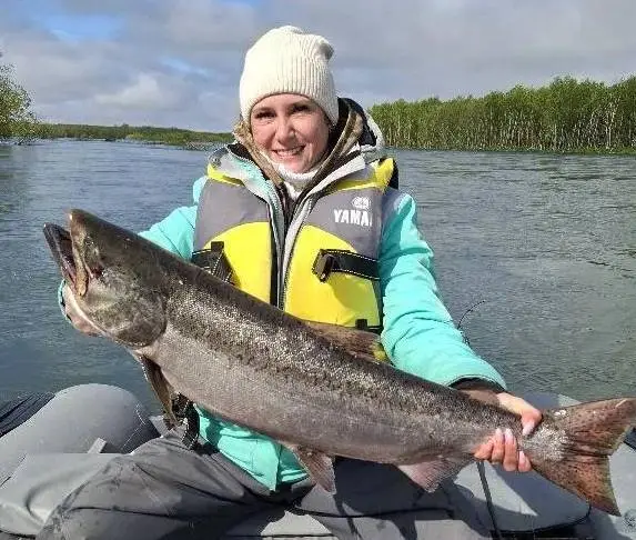 Women Can Handle a 13 kg Catch!