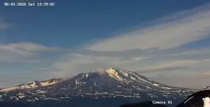 A new camera has been installed to monitor Mutnovsky Volcano in Kamchatka.