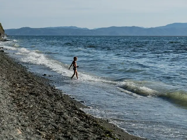 On the shore of Avacha Bay