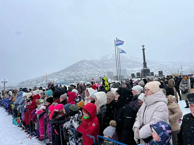 New Year's celebrations took place in the center of Petropavlovsk-Kamchatsky
