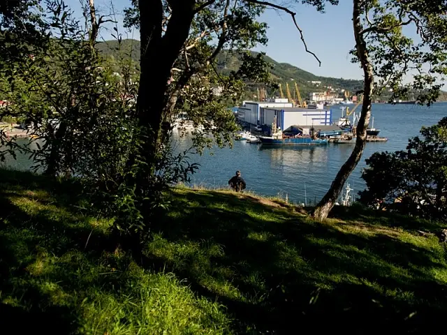 On the shore of Avacha Bay