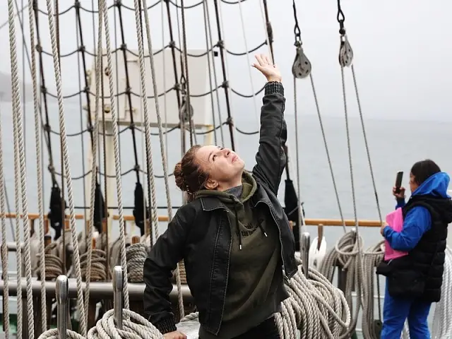 The sailing ship "Nadezhda" welcomes Kamchatka residents for an "Open Deck" event