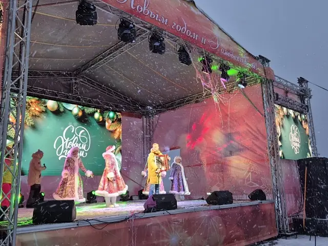 New Year's celebrations took place in the center of Petropavlovsk-Kamchatsky